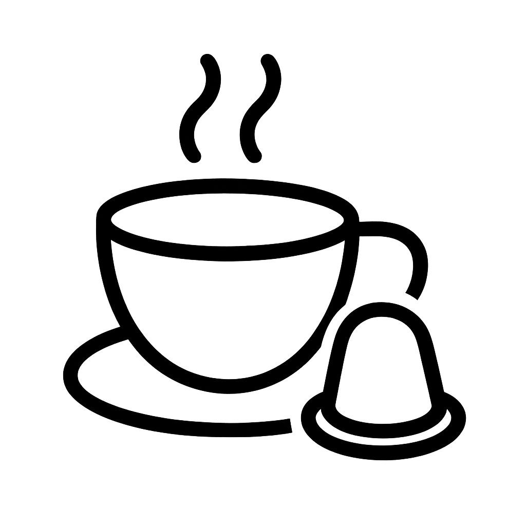 taza y cápsula
